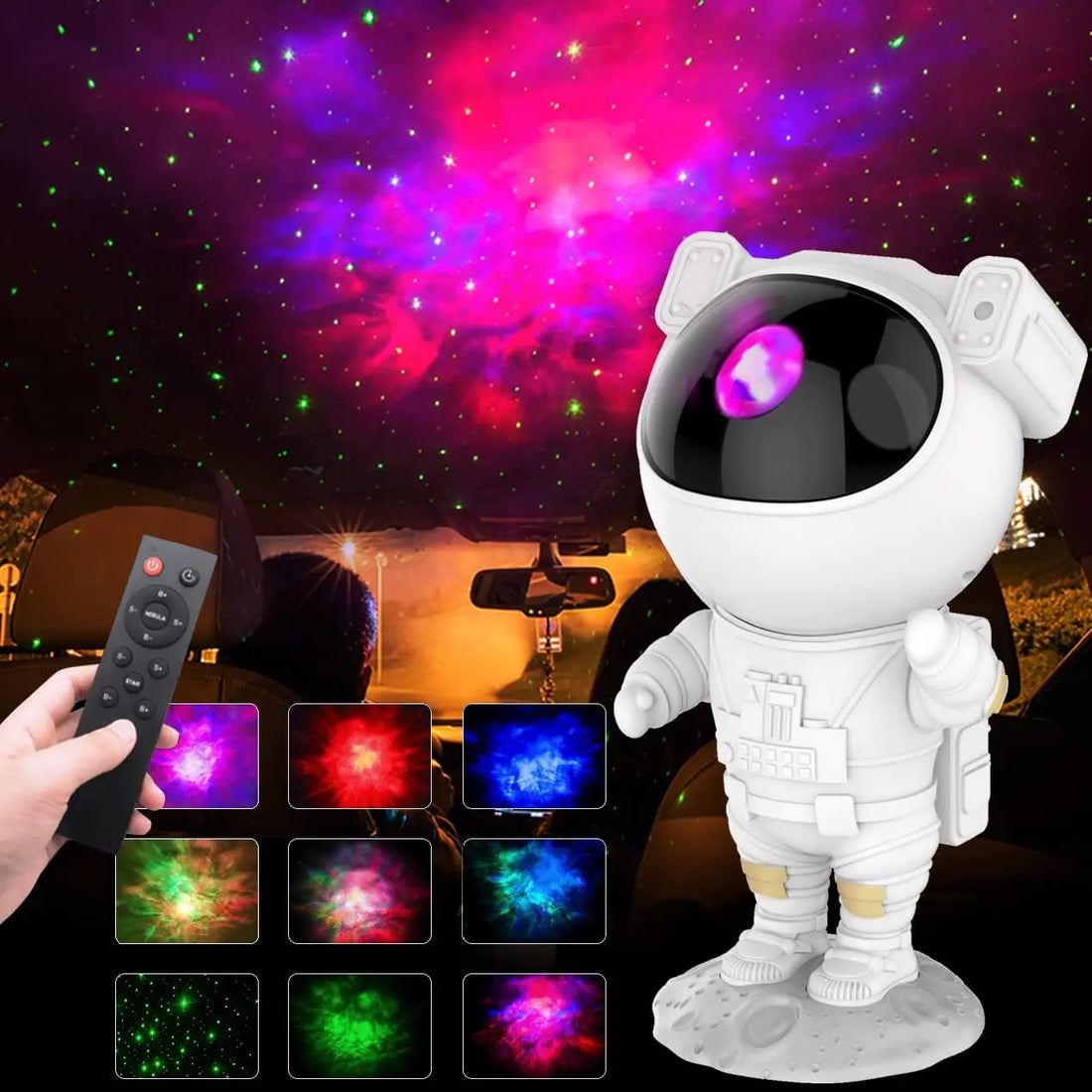 Astronaut Galaxy Night Light with Star Projector
