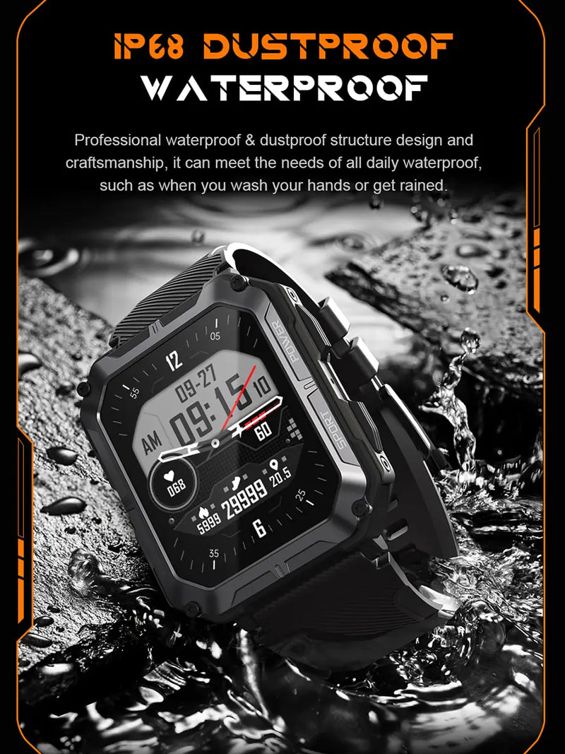 Smart Watch Men Sport Waterproof