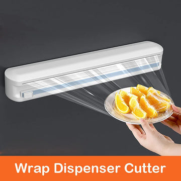 Plastic Wrap Dispenser With Cutter Film Wrap Dispenser