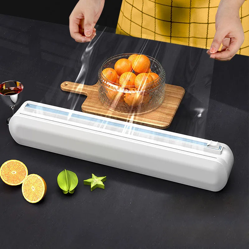 Plastic Wrap Dispenser With Cutter Film Wrap Dispenser