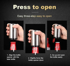 Automatic Stainless Steel Bottle Opener