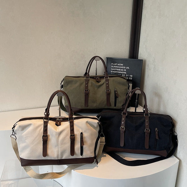 Dry-Wet Canvas Fitness Travel Bag